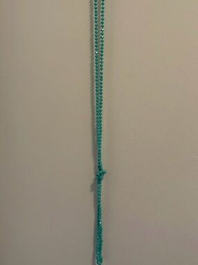 Turquoise Beaded Long Necklace